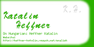 katalin heffner business card